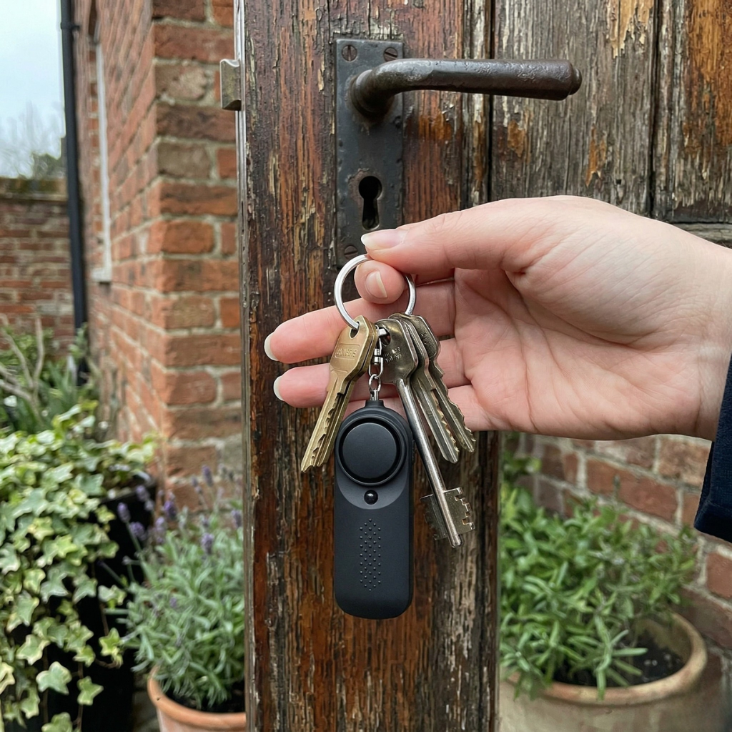 Compact personal safety alarm